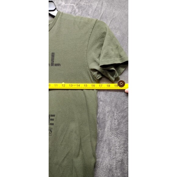Call Of Doodie Pecial Plops Small T-Shirt Army Green Graphic Short Sleeve - Picture 6 of 7